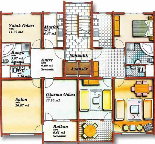 Satılık Devre Mülk — B19 Dönem 98m²